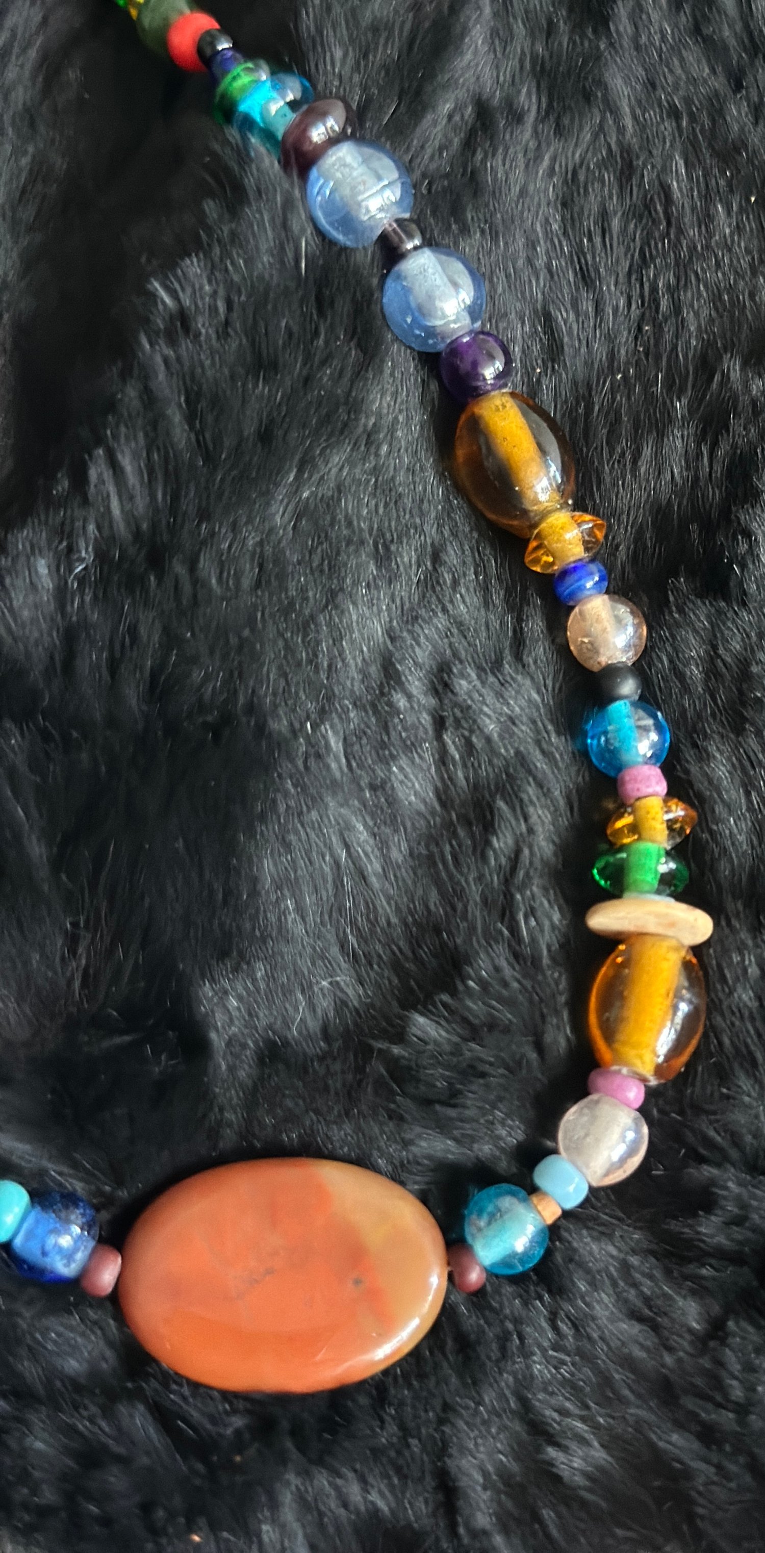 Image of  Yellow dragon eye agate Bag charm 