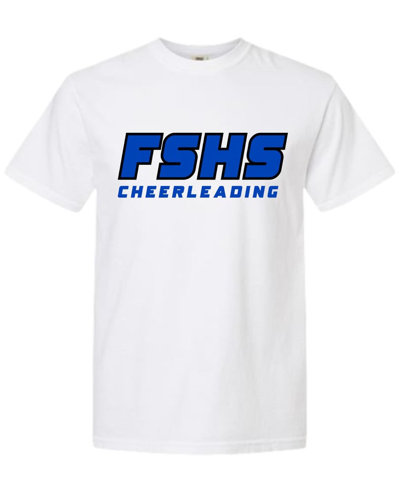 Image of FS WINTER CHEER SPORTS TEE (WHITE) DRI FIT!