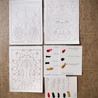 Image 4 of 3 x Ready-to-Paint Cards + Professional Dot Card.