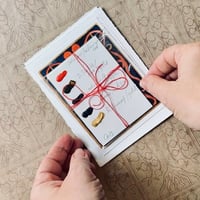 Image 1 of 3 x Ready-to-Paint Cards + Professional Dot Card.