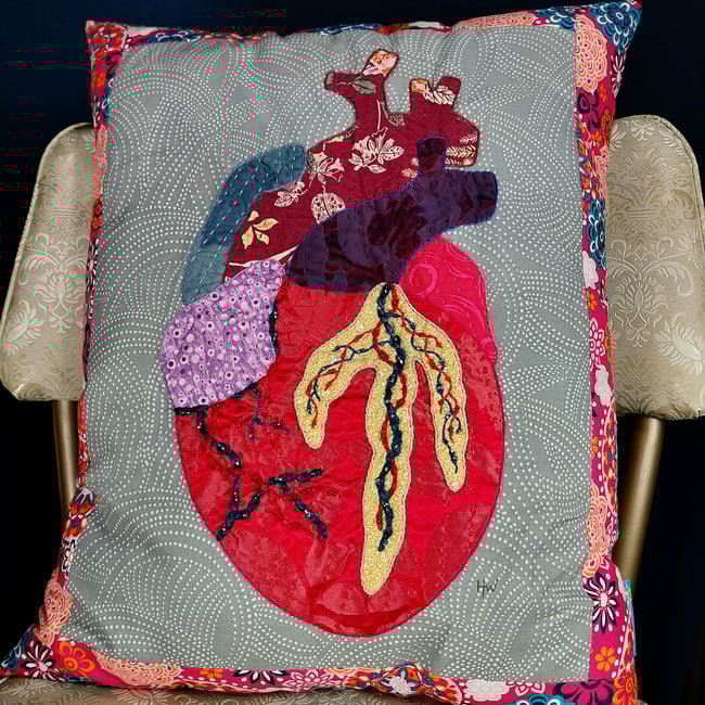 Anatomical Heart Pillow