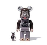 Image 1 of XLarge x D*Face - Charcoal 100% & 400% Bearbrick (preloved by myself)