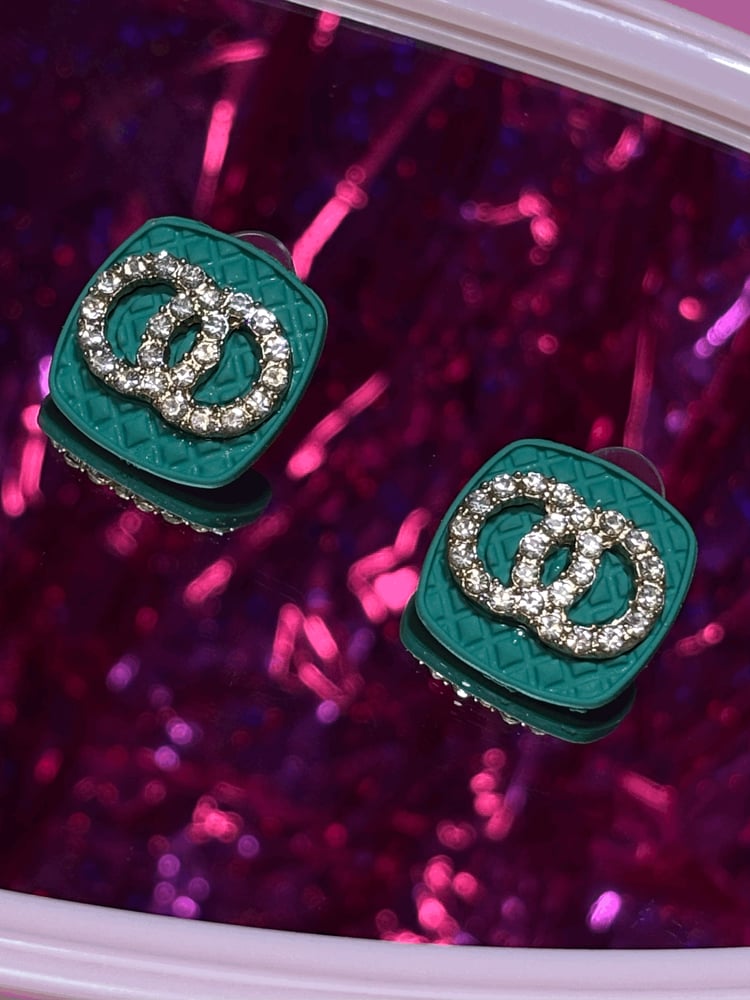 Image of Hosta Earrings / Aritos Hosta