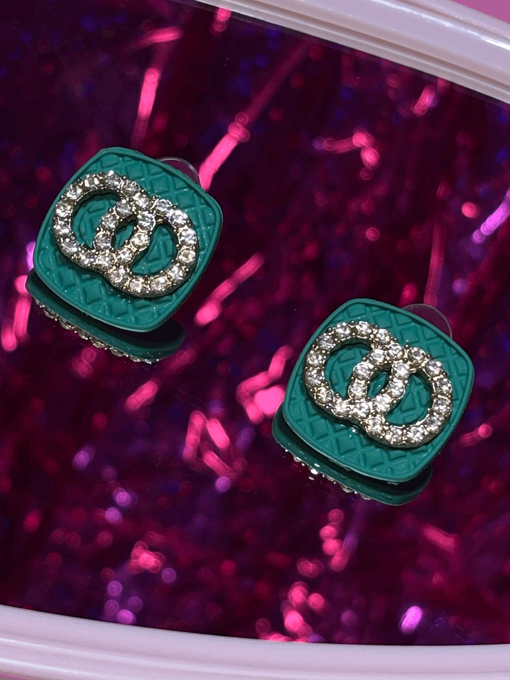 Image of Hosta Earrings / Aritos Hosta