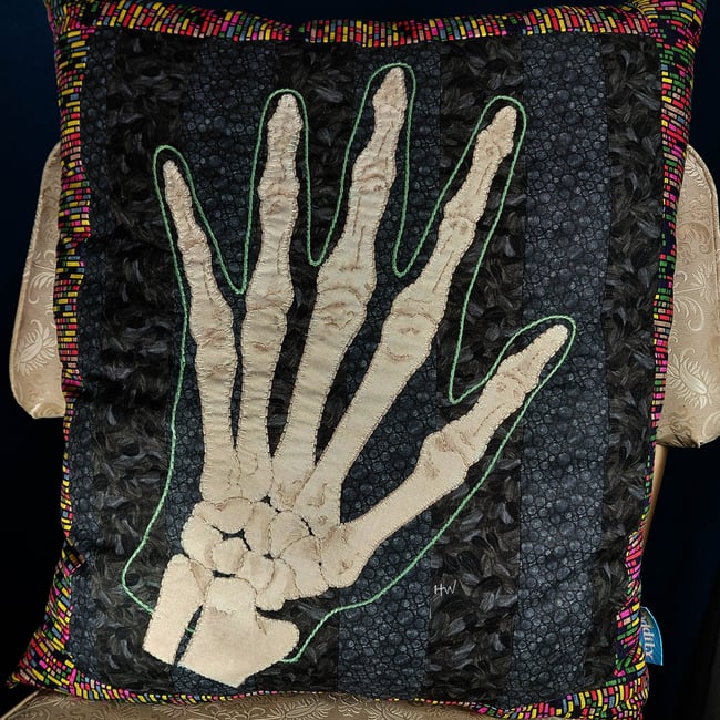 X-Ray Hand Pillow