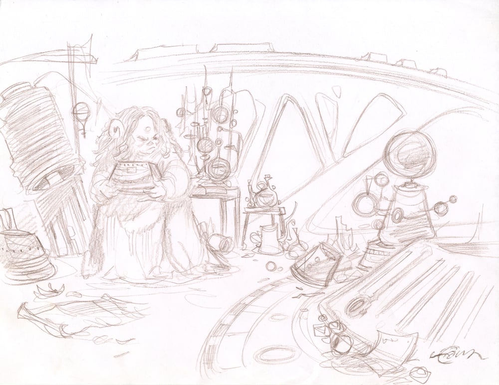 Image of JIM HENSON - Aughra Sketch