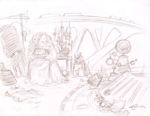 Image of JIM HENSON - Aughra Sketch