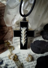 Image 4 of Snake Spine Cross Pendant