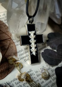 Image 3 of Snake Spine Cross Pendant