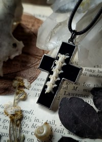 Image 5 of Snake Spine Cross Pendant