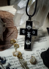 Image 3 of Snake Vertebrae Cross Pendant