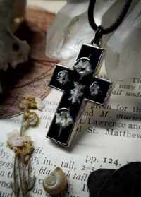 Image 2 of Snake Vertebrae Cross Pendant