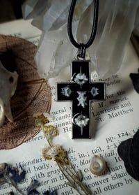 Image 1 of Snake Vertebrae Cross Pendant