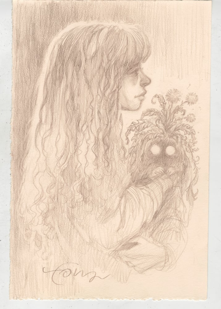 Image of Girl with Dandelion Eyes