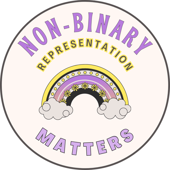 Image of Non-binary Representation Matters sticker