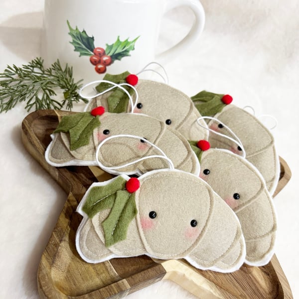 Image of Christmas croissant decoration