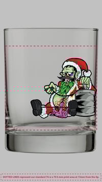 Image 1 of Beer Zombies - Santa Glass