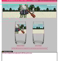 Beer Zombies - 16oz Love Letter Glass