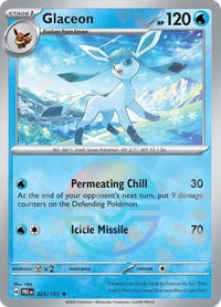 Glaceon (Poke Ball Pattern) - SV: Prismatic Evolutions - Near Mint