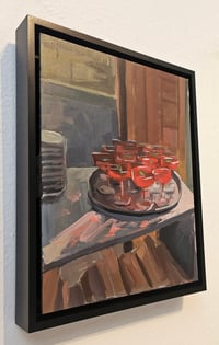 Image 2 of Red Spritz Study by Sari Shryack - Framed Original Painting