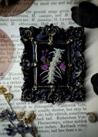 Image 5 of Snake Spine and Floral Mini Wall Frame