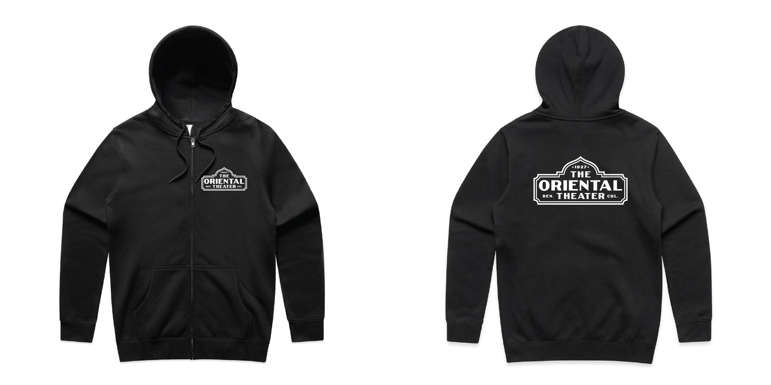 Image of NEW LOGO - Oriental Theater Zip Hoodie