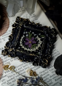 Image 2 of Chameleon Spine Floral Mini Wall Frame