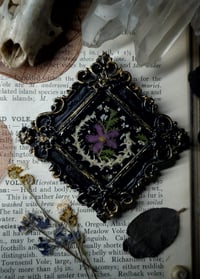 Image 3 of Chameleon Spine Floral Mini Wall Frame