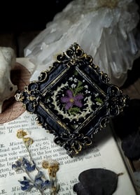 Image 1 of Chameleon Spine Floral Mini Wall Frame