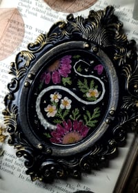 Image 2 of Mouse Tail and Floral Wall Frame