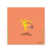 La grue tout'en jaune