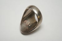 Image 5 of Vintage Georg Jensen Sterling Silver Wave Ring - #91 - Size 6 1/2