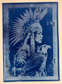 Image 4 of Daughter, Cyanotype Studies II