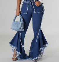 Image 1 of The Ruffle Edge Jeans