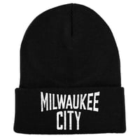 Image 1 of milwaukee city, mke made, mketv beanies