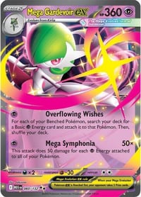 Mega Gardevoir ex - 060/132 - ME01: Mega Evolution - Near Mint