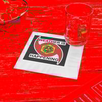 Image 4 of THE WEATHER IS HAPPENING PAPER NAPKINS