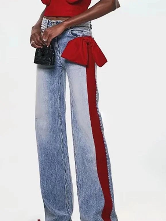 Image of Holiday Bow Jeans 