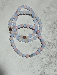 Heart Pink and Blue Bracelet 