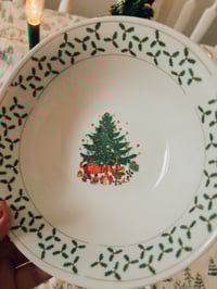 Image 2 of vintage Christmas Tree bowl