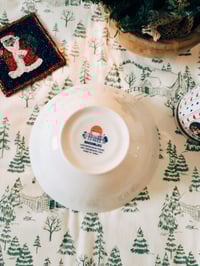 Image 3 of vintage Christmas Tree bowl