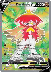 Hisuian Decidueye V (Full Art) - SWSH10: Astral Radiance - Near Mint