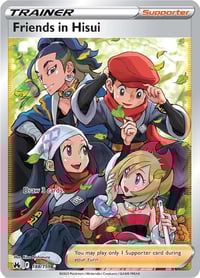 Friends in Hisui (Full Art) - Crown Zenith - Near Mint