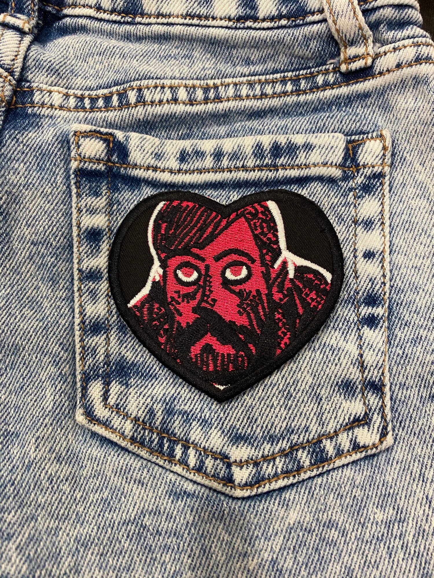 Image of Eustace Heart Embroidered Patch
