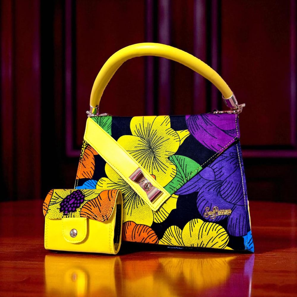 Image of Ankara Crossbody Bag – matching wallet Handmade African Print Purse, Gifts for Her”