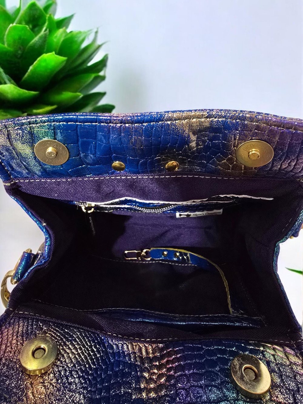 Image of Pearlized rainbow crossbody bag purse gifts for her shoulder bag