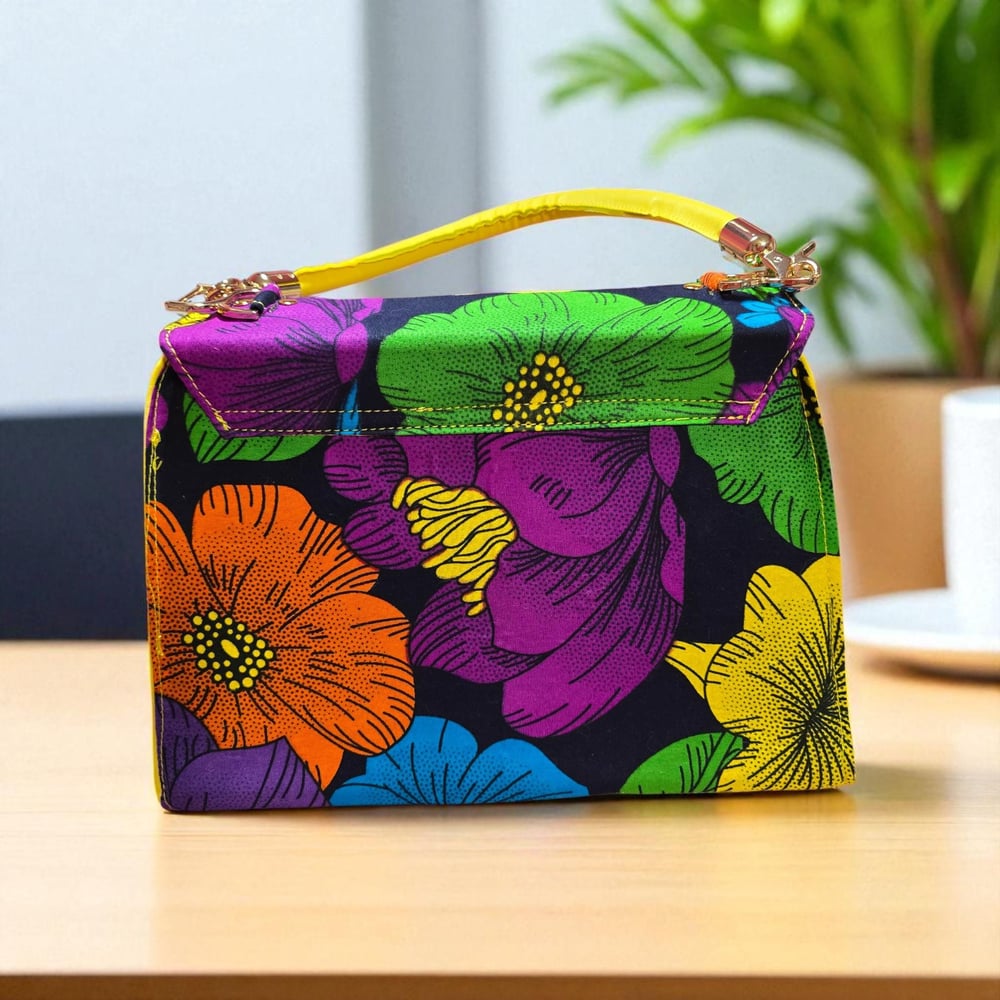 Image of Ankara Crossbody Bag – matching wallet Handmade African Print Purse, Gifts for Her”