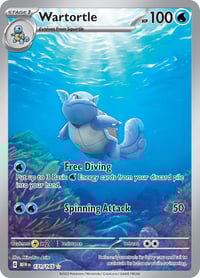Wartortle - 171/165 - SV: Scarlet & Violet 151 - Near Mint