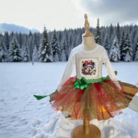 Image 2 of Printed Christmas Tutu Set