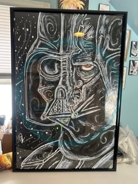 24 X 36 Framed Darth Poster. (ONLY ONE IN STOCK)